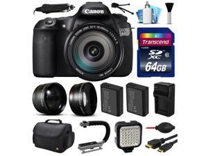 Canon EOS 60D SLR Digital Camera w/ EFS 18-200mm IS Lens (64GB Essential Bundle) Canon EOS 60D SLR Digital Camera w/ EFS 18-200mm IS Lens (64GB Essential Bundle)