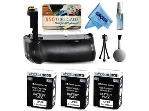 Multi Power Battery Grip + (3 Pack) Ultra High Capacity LP-E8 LPE8 Battery (2400mAh) for Canon EOS Rebel T2i T3i T4i T5i 550D 600D 650D 700D Kiss X4 X5 X6i X7i DSLR SLR Digital Camera Multi Power Battery Grip + (3 Pack) Ultra High Capacity LP-E8 LPE8 Battery (2400mAh) for Canon EOS Rebel T2i T3i T4i T5i 550D 600D 650D 700D Kiss X4 X5 X6i X7i DSLR SLR Digital Camera