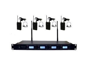 Hisonic HSU8900L 100-Channel Wireless Microphone System with Lapels & Headsets Hisonic HSU8900L 100-Channel Wireless Microphone System with Lapels & Headsets