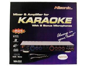 Hisonic MA222 60 Watts Karaoke Mixer Mixing Amplifier Hisonic MA222 60 Watts Karaoke Mixer Mixing Amplifier
