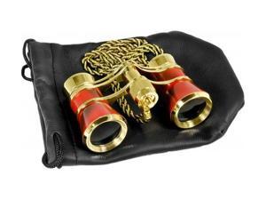 Barska 3x25 Blue Line Opera Glass Theater Binoculars w/ Necklace & Pouch - Ruby Barska 3x25 Blue Line Opera Glass Theater Binoculars w/ Necklace & Pouch - Ruby