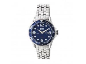 MOS PB104 St. Petersburg Mens Watch, Silver, 44mm, Blue Dal, Blue Face MOS PB104 St. Petersburg Mens Watch, Silver, 44mm, Blue Dal, Blue Face