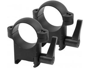 Burris Zee Quick Detach Solid Steel 1 Inch Rings - High, Matte Black Burris Zee Quick Detach Solid Steel 1 Inch Rings - High, Matte Black