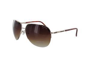 Kenneth Cole 1098O32F Half-Rim Aviator Sunglasses - Gold Frame/Light Brown Lens Kenneth Cole 1098O32F Half-Rim Aviator Sunglasses - Gold Frame/Light Brown Lens