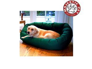 Majestic Pet Large 40" Bagel Dog Bed (40"x31"x12") GREEN Majestic Pet Large 40" Bagel Dog Bed (40"x31"x12") GREEN