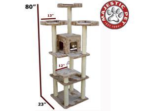 Majestic Pet 80" CASITA Cat Tree - Honey Brown FUR Majestic Pet 80" CASITA Cat Tree - Honey Brown FUR