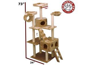 Majestic Pet 73" CASITA Cat Tree - Honey Brown FUR Majestic Pet 73" CASITA Cat Tree - Honey Brown FUR