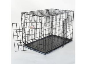 Majestic Pet 48" Double Door Folding Dog Crate, Extra Large - 78899501248 Majestic Pet 48" Double Door Folding Dog Crate, Extra Large - 78899501248