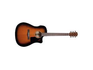 Fender CD-60CE Classic Design Sunburst Acoustic Electric Guitar with Case Fender CD-60CE Classic Design Sunburst Acoustic Electric Guitar with Case