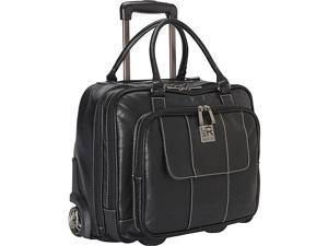 Kenneth Cole Reaction It's Wheel-y Late Rolling Laptop Case Bag - Black Kenneth Cole Reaction It's Wheel-y Late Rolling Laptop Case Bag - Black
