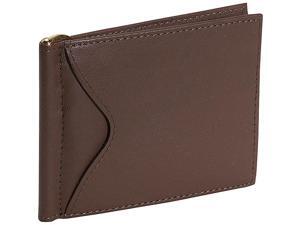 Royce Leather Men's Cash Clip Wallet With Outside Pocket, Coco - 108-COCO-5 Royce Leather Men's Cash Clip Wallet With Outside Pocket, Coco - 108-COCO-5