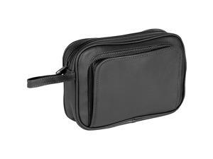 Royce Leather Toiletry Grooming Kit, Stainless Steel Implements - 254-BLACK-5 Royce Leather Toiletry Grooming Kit, Stainless Steel Implements - 254-BLACK-5
