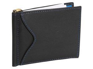 Royce Leather Men's Cash Clip Wallet, Black & Ocean Blue - 108-MCRB-5 Royce Leather Men's Cash Clip Wallet, Black & Ocean Blue - 108-MCRB-5