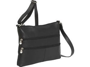 Le Donne Leather Two Zip Crossbody Le Donne Leather Two Zip Crossbody