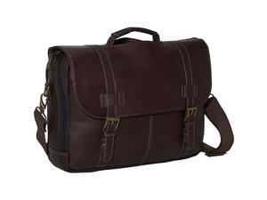 Kenneth Cole Reaction Show Business Colombian Leather Flapover Computer Case - Brown Kenneth Cole Reaction Show Business Colombian Leather Flapover Computer Case - Brown