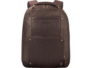 Laptop Backpack Leather Padded Straps 13"x7"x17" Brown Laptop Backpack Leather Padded Straps 13"x7"x17" Brown