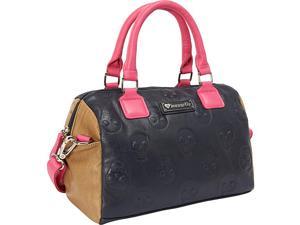 Loungefly Skull Emboss Colorblock Navy/Pink/Tan Bag Loungefly Skull Emboss Colorblock Navy/Pink/Tan Bag