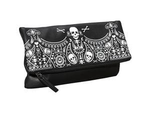 Loungefly Embossed Bandana Fold Over Clutch Loungefly Embossed Bandana Fold Over Clutch