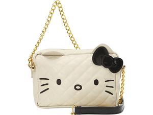Loungefly Hello Kitty Cream/Black Face W/Chain X-Body Bag Loungefly Hello Kitty Cream/Black Face W/Chain X-Body Bag