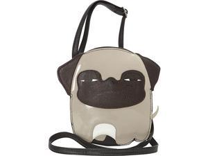Ashley M Sleepy-Eyed Pug Puppy Crossbody Bag Ashley M Sleepy-Eyed Pug Puppy Crossbody Bag
