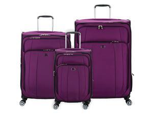 Delsey Helium Cruise 3 Piece Expandable 4 Wheel Spinner Luggage Set Delsey Helium Cruise 3 Piece Expandable 4 Wheel Spinner Luggage Set
