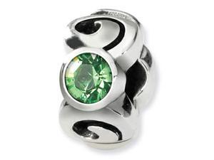 Reflections Sterling Silver August Swarovski Crystal Birth Month Bead / Charm Reflections Sterling Silver August Swarovski Crystal Birth Month Bead / Charm