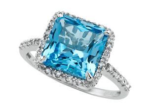 Blue Topaz Ring by Effy Collection in 14 kt White Gold Size 5.5 Blue Topaz Ring by Effy Collection in 14 kt White Gold Size 5.5