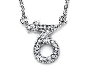 Zoe R Sterling Silver Micro Pave Hand Set Cubic Zirconia CZ Capricorn Zodiac Pendant On 18 Inch Adjustable Cha Zoe R Sterling Silver Micro Pave Hand Set Cubic Zirconia CZ Capricorn Zodiac Pendant On 18 Inch Adjustable Cha