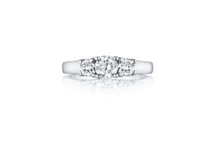 Ryan Jonathan Three Stone Diamond Engagement Ring in 18K White Gold (4/5 cttw) Ryan Jonathan Three Stone Diamond Engagement Ring in 18K White Gold (4/5 cttw)