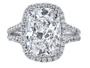 Ryan Jonathan GIA Certified Cushion Diamond Engagement Ring in Platinum (2.77 cttw, F/VS) Ryan Jonathan GIA Certified Cushion Diamond Engagement Ring in Platinum (2.77 cttw, F/VS)