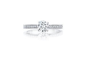 Ryan Jonathan Cathedral Set GIA Certified Diamond Engagement Ring in 14K White Gold (1.18 cttw, F/VS) Ryan Jonathan Cathedral Set GIA Certified Diamond Engagement Ring in 14K White Gold (1.18 cttw, F/VS)