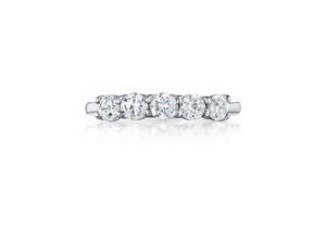 Ryan Jonathan 5 Stone Diamond Wedding Band in 14K White Gold (1.00 cttw) Ryan Jonathan 5 Stone Diamond Wedding Band in 14K White Gold (1.00 cttw)