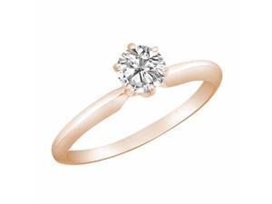 Ryan Jonathan Diamond Solitaire 6 Prong Ring in 18K Rose Gold Ryan Jonathan Diamond Solitaire 6 Prong Ring in 18K Rose Gold