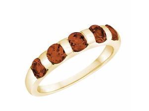 Ryan Jonathan Garnet Five Stone Ring in 14K Yellow Gold Ryan Jonathan Garnet Five Stone Ring in 14K Yellow Gold