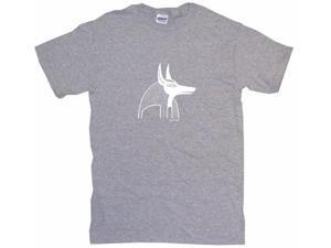 Egyptian Dog Anubis Symbol Logo Men's Short Sleeve Shirt Egyptian Dog Anubis Symbol Logo Men's Short Sleeve Shirt