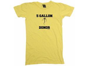 5 Gallon Sperm Donor Logo Women's Babydoll Petite Fit Tee Shirt 5 Gallon Sperm Donor Logo Women's Babydoll Petite Fit Tee Shirt