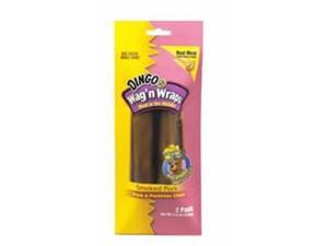 Dingo USA Wag n Wrap Smoked Pork Basted 5.25in 2 pack Dingo USA Wag n Wrap Smoked Pork Basted 5.25in 2 pack