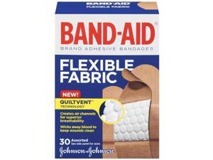 Band-Aid Brand Adhesive Bandages, Flexible Fabric, 30 Count Band-Aid Brand Adhesive Bandages, Flexible Fabric, 30 Count
