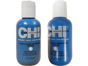 Chi Ionic Color Protector Shampoo and Conditioner 2 oz Each Chi Ionic Color Protector Shampoo and Conditioner 2 oz Each