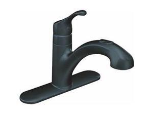 Moen, Inc. Renzo Single Handle Pull-out Kitchen Faucet. Moen, Inc. Renzo Single Handle Pull-out Kitchen Faucet.