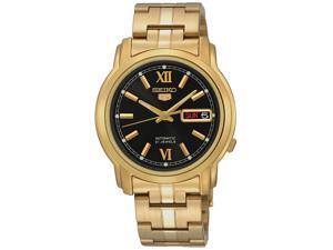 Seiko 5 Sports Men's Automatic Gold Plated Black Dial Seiko 5 Sports Men's Automatic Gold Plated Black Dial