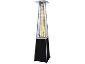 Garden Radiance GRP4000BK Black w/ Stainless Steel Pyramid Outdoor Patio Heater Garden Radiance GRP4000BK Black w/ Stainless Steel Pyramid Outdoor Patio Heater