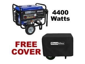 DuroMax 4400 Watt Portable Gas Power Generator Recoil Start - XP4400 With Cover DuroMax 4400 Watt Portable Gas Power Generator Recoil Start - XP4400 With Cover