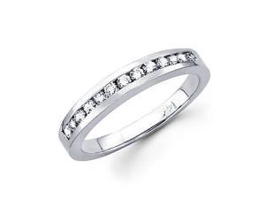 14k White Gold Diamond Wedding Matching Ring Band .48ct (G-H Color, SI2 Clarity) 14k White Gold Diamond Wedding Matching Ring Band .48ct (G-H Color, SI2 Clarity)