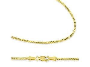 Thick 14k Solid Yellow Gold Box Chain Necklace 2.2mm 20 Thick 14k Solid Yellow Gold Box Chain Necklace 2.2mm 20