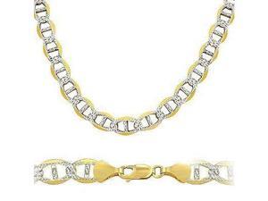 Solid 14k Yellow White Two Tone Gold Gucci Bracelet 8.9mm 8.5 Solid 14k Yellow White Two Tone Gold Gucci Bracelet 8.9mm 8.5