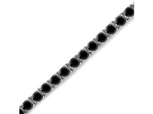 14K White Gold Black Diamond Bracelet (5 CT) 14K White Gold Black Diamond Bracelet (5 CT)