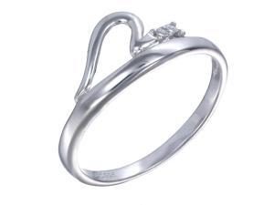 Sterling Silver 3 Stone CZ Ring In Size 7 Sterling Silver 3 Stone CZ Ring In Size 7