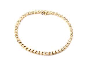 Ladies 1.35CTW Diamond 14K Yellow Gold Bracelet Ladies 1.35CTW Diamond 14K Yellow Gold Bracelet