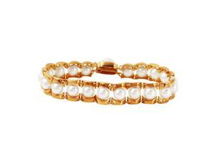 Ladies 14K Yellow Gold Bracelet With Pearl Ladies 14K Yellow Gold Bracelet With Pearl